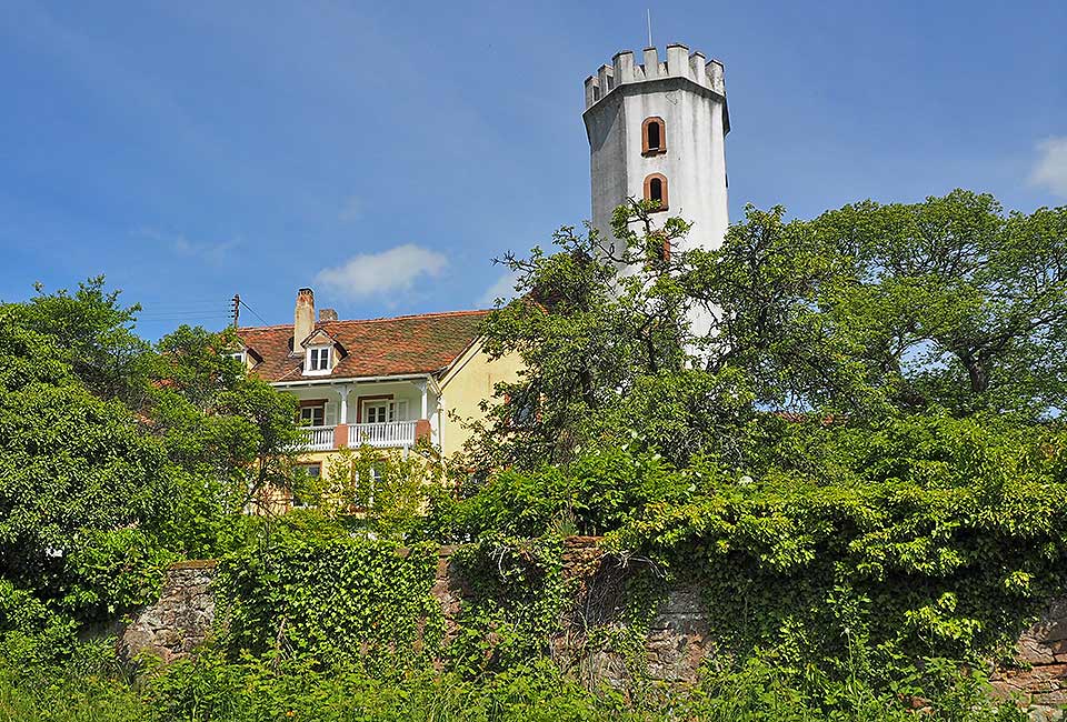 Der Slevogthof ging aus einem alten Hof der Burg Neukastel hervor.