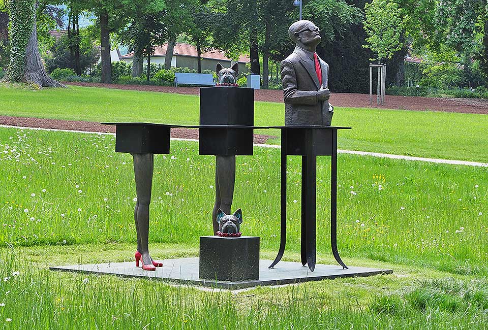 Skulpturen im Schlosspark Essingen