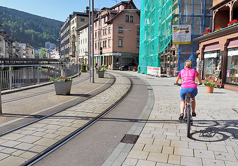 Alternative mit Der Bergbahn in  Bad Wildbad auf der Höhe nach Besenfeld