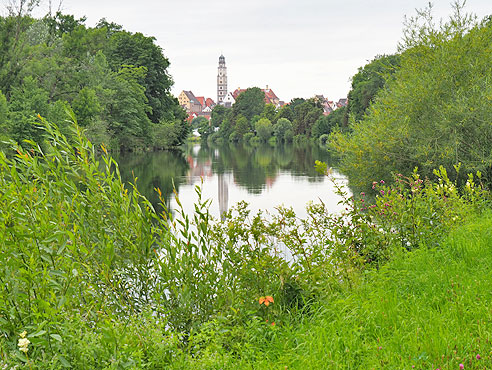 Entlang der Donau von  Donauwörth nach Ulm