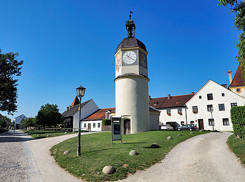Uhrturm der Burg Burghausen