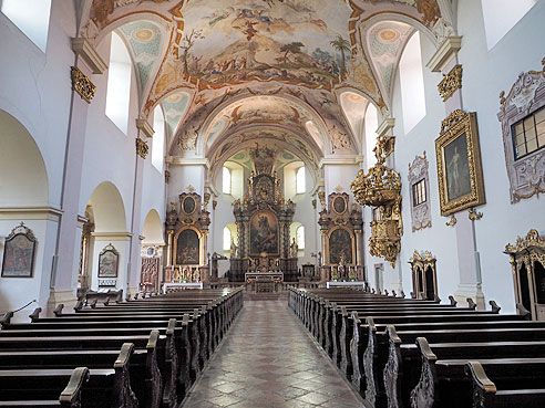 Barockes Kirchenschiff Stift Reichersberg