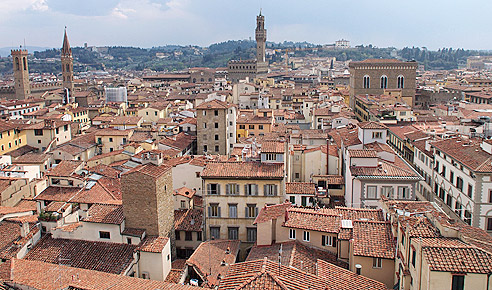 Aussicht über Florenz