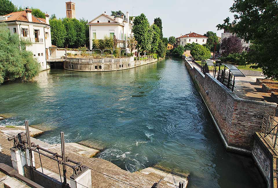 In Treviso trifft man überall auf Wasser
