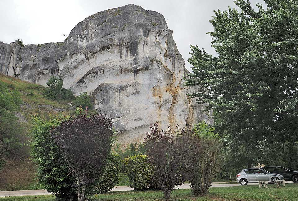 Die Felsen von Saussois sind beeindruckend