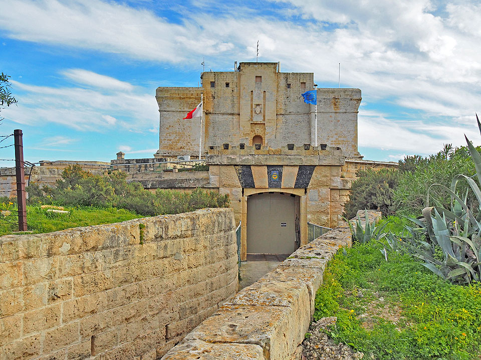 Die historische Festung aus dem 18. Jahrhundert