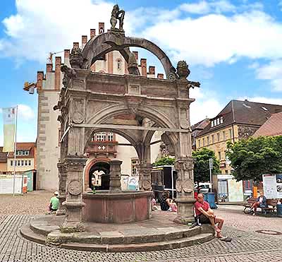 Marktbrunnen im Hammelburg